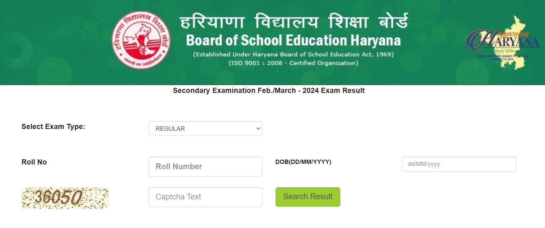 HBSE 10th Result 2024 (OUT) Live Updates Haryana Board Class 10 Result